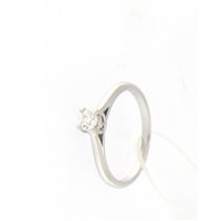 Anneau Mirco Visconti Femme Solitario in Or blanc Diamante 0.25 Ct LF361/30 - LF361/30